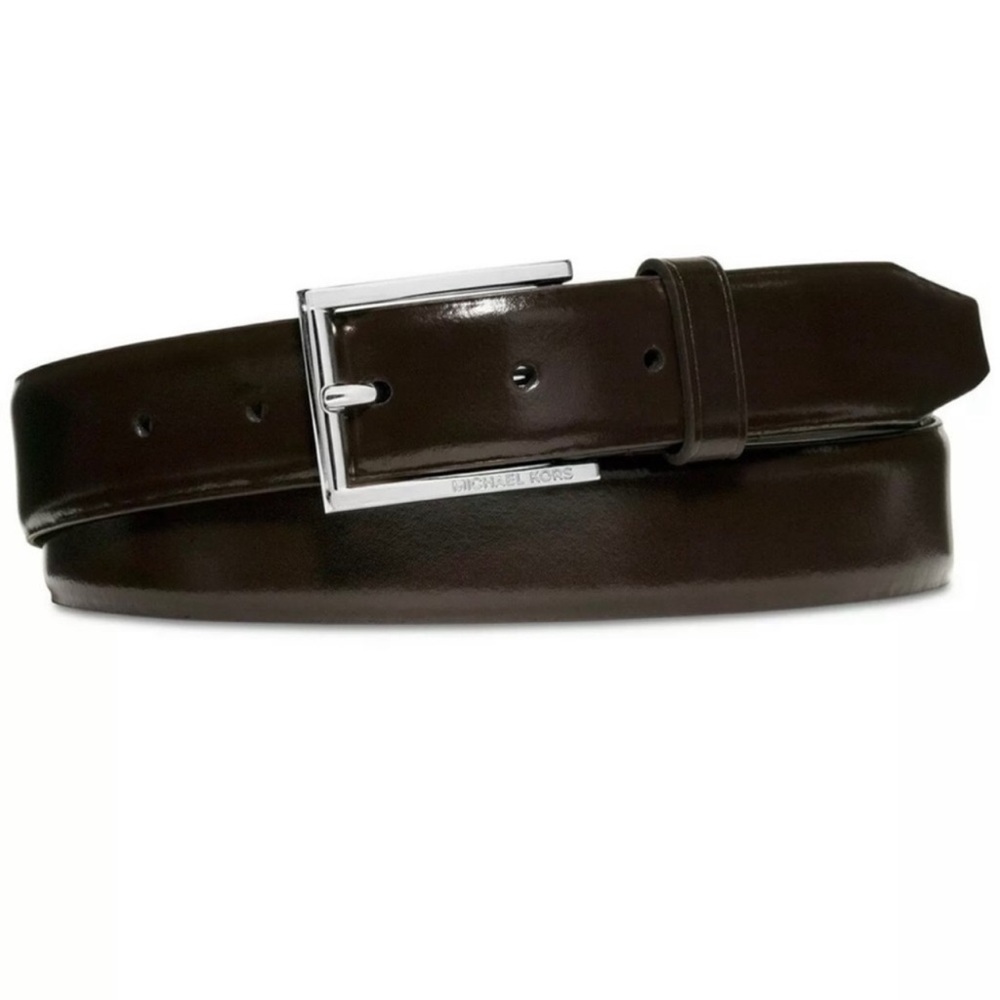 Michael Kors Men Dress Belt. Brown. Size 34- 85 cm.NWT